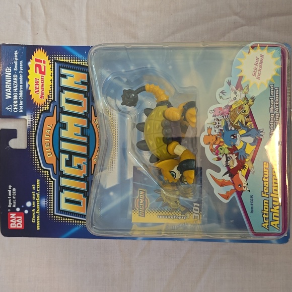Digimon Season 2 Ankylomon Action Feature figure - Picture 1 of 5